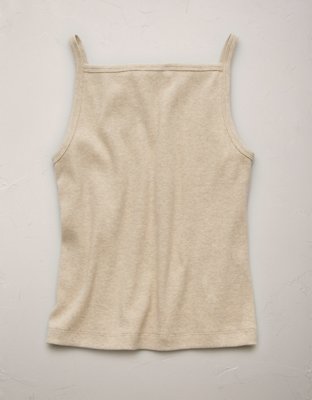 AE77 Premium Straight Neck Tank Top