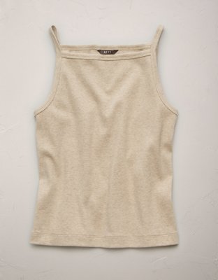 AE77 Premium Straight Neck Tank Top