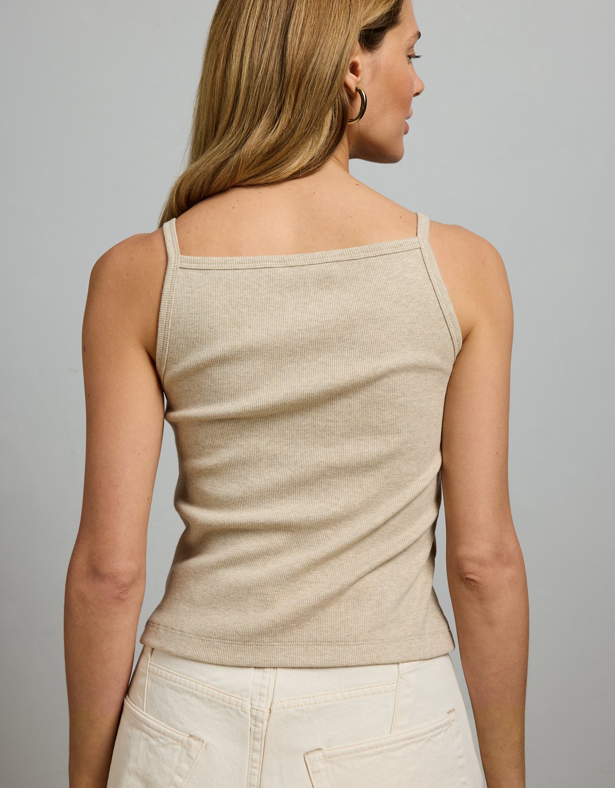 AE77 Premium Straight Neck Tank Top - image 2