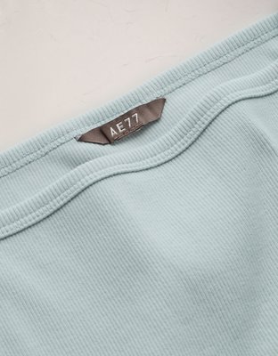 AE77 Premium Straight Neck Tank Top
