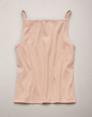 AE77 Premium Straight Neck Tank Top