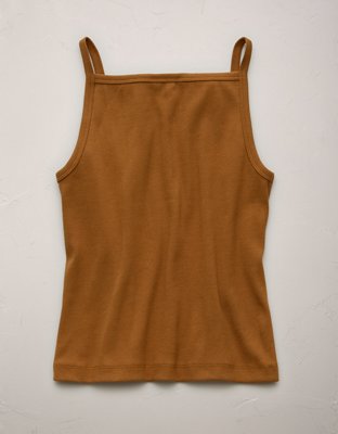 AE77 Premium Straight Neck Tank Top