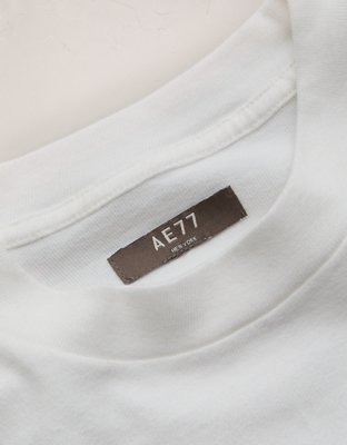 AE77 Premium Boxy Long-Sleeve Cropped T-Shirt