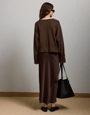 Chandail en molleton court décontracté de première qualité AE77