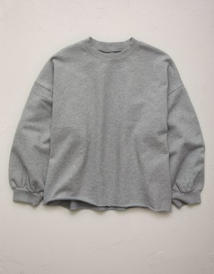 AE77 Premium Puff Sleeve Sweatshirt