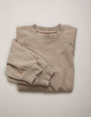 AE77 Premium Cropped Fleece Sweatshirt