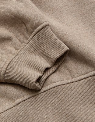 AE77 Premium Cropped Fleece Sweatshirt