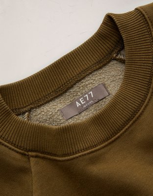 AE77 Premium Cropped Fleece Sweatshirt