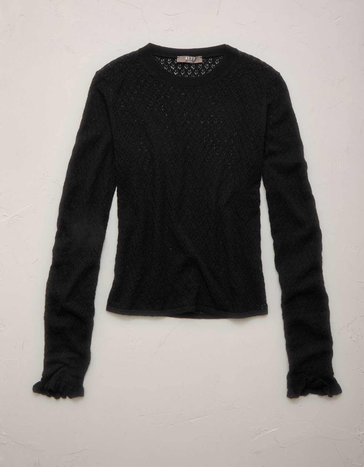 AE77 Pointelle Sweater - image 3