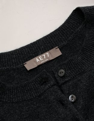 Женский кардиган American Eagle AE77 Premium Wool-Cashmere, цвет: Угольный — фото 6