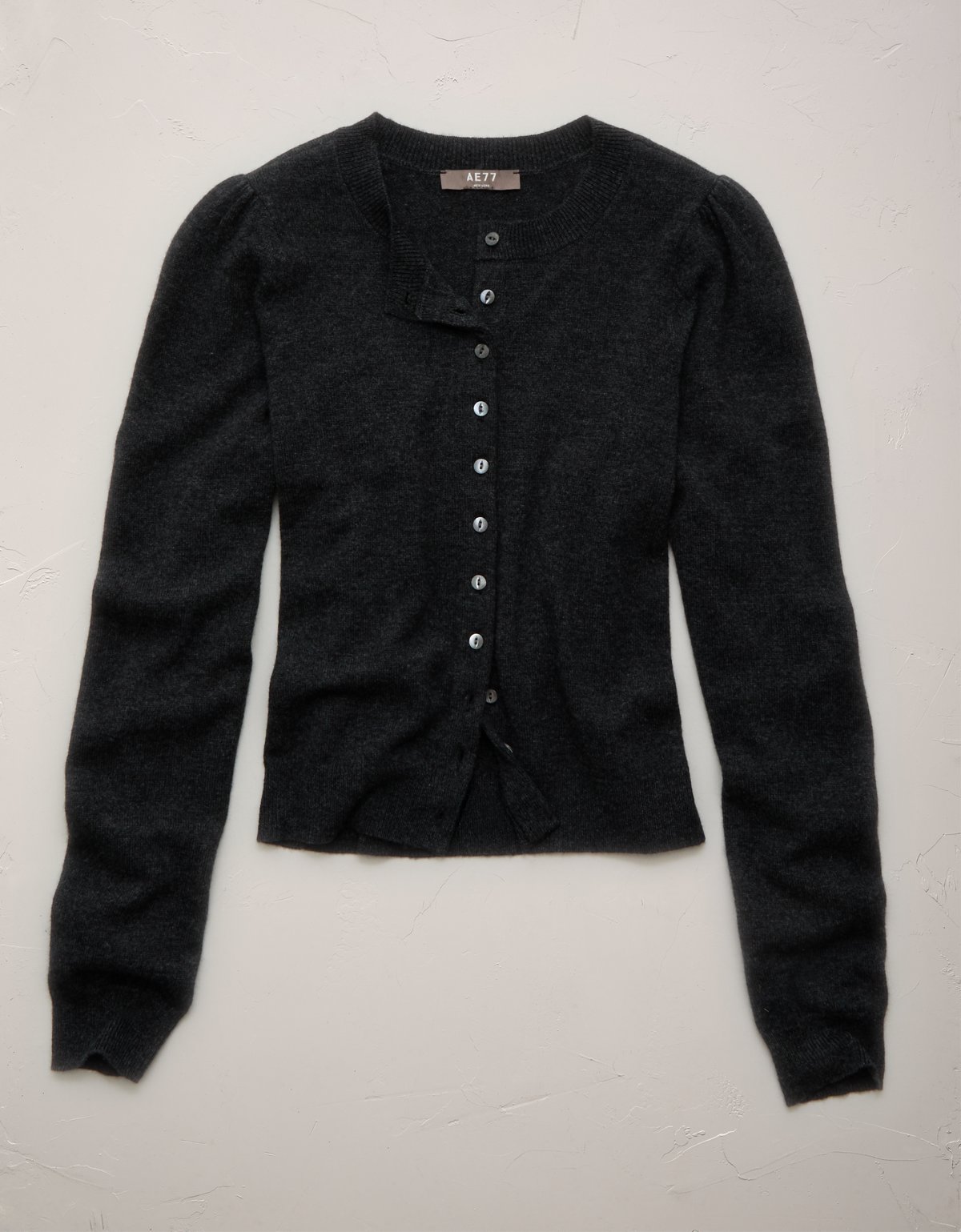 AE77 Premium Wool-Cashmere Cardigan - image 3