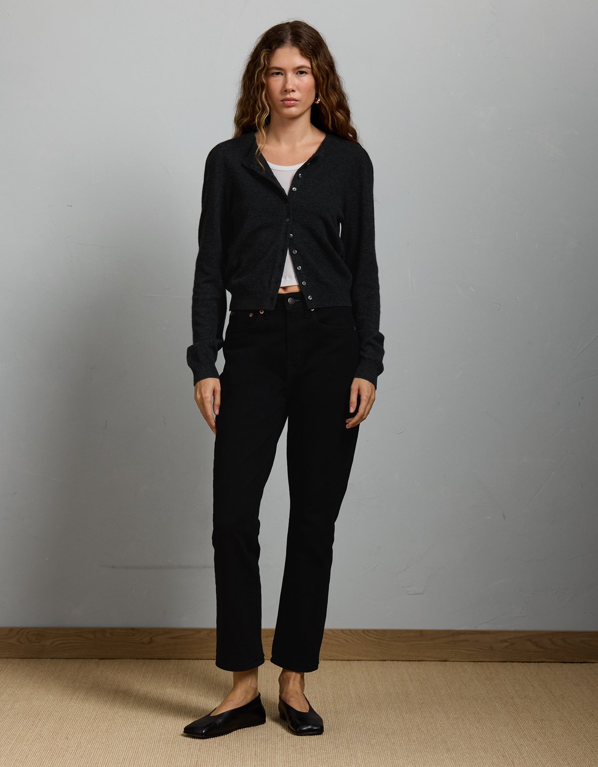 AE77 Premium Wool-Cashmere Cardigan - image 5