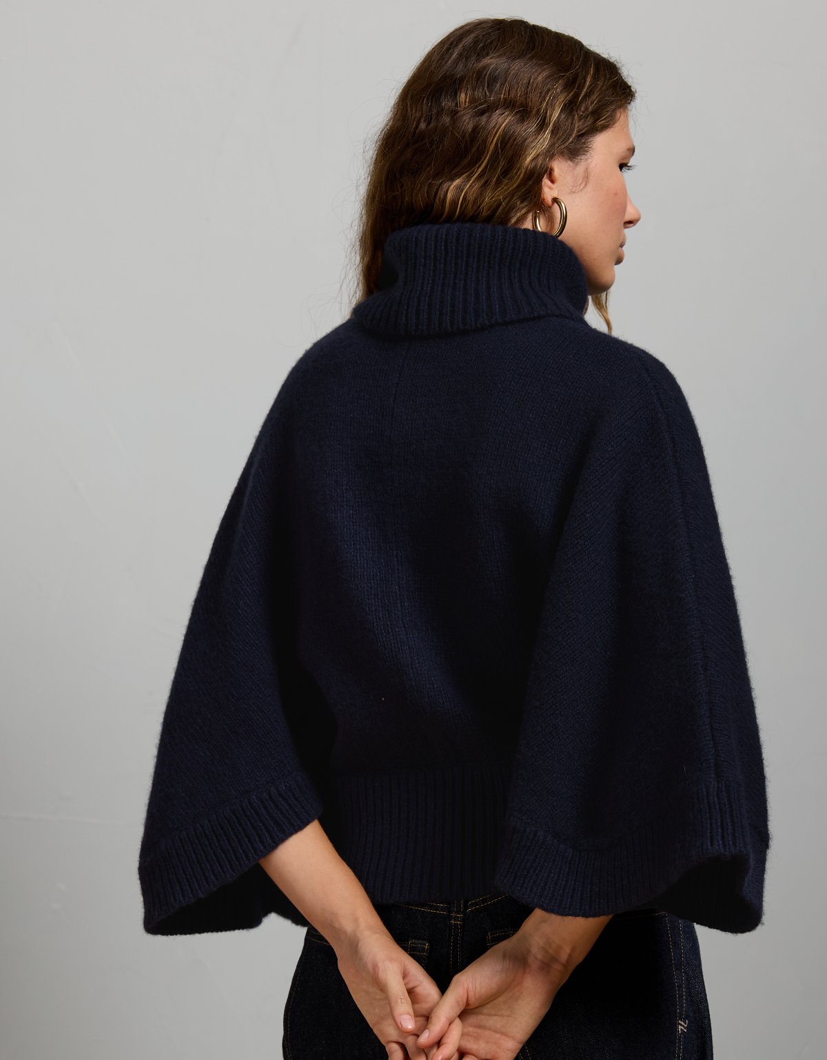 AE77 Premium Cape Sweater - image 2