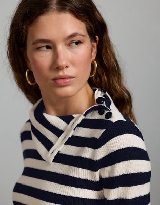 AE77 Premium Shaker Stitch Sweater