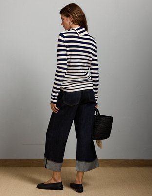 AE77 Premium Shaker Stitch Sweater