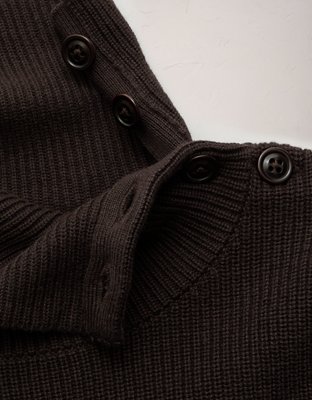 AE77 Premium Striped Shaker Stitch Sweater