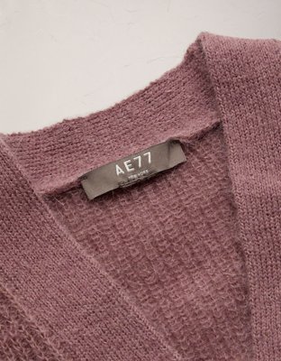 AE77 Sparkle Shaker Stitch Cardigan