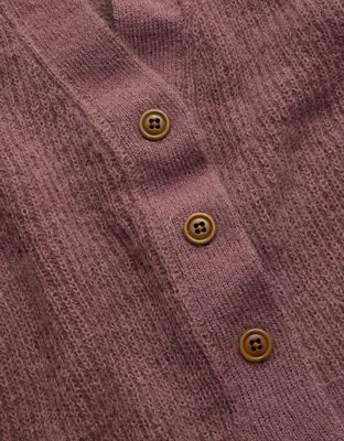 AE77 Sparkle Shaker Stitch Cardigan