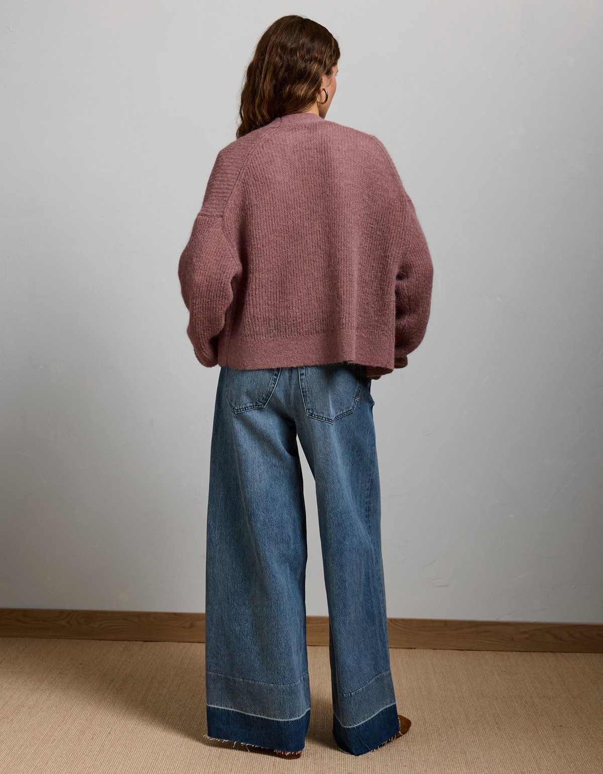 AE77 Sparkle Shaker Stitch Cardigan - image 2