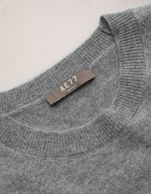 AE77 Premium Oversized Cashmere Sweater T-Shirt