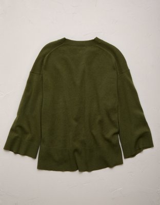 AE77 Premium Oversized Cashmere Sweater T-Shirt