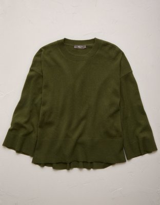 AE77 Premium Oversized Cashmere Sweater T-Shirt