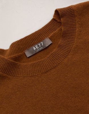 AE77 Premium Oversized Cashmere Sweater T-Shirt