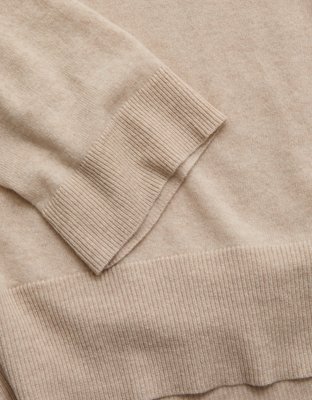 AE77 Premium Oversized Cashmere Sweater T-Shirt