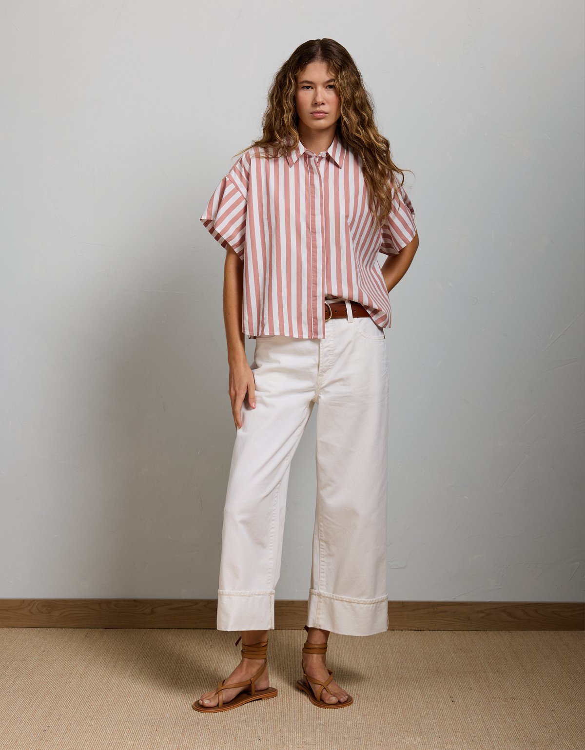 AE77 Short Sleeve Poplin Shirt - image 5
