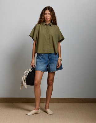 AE77 Short Sleeve Poplin Shirt