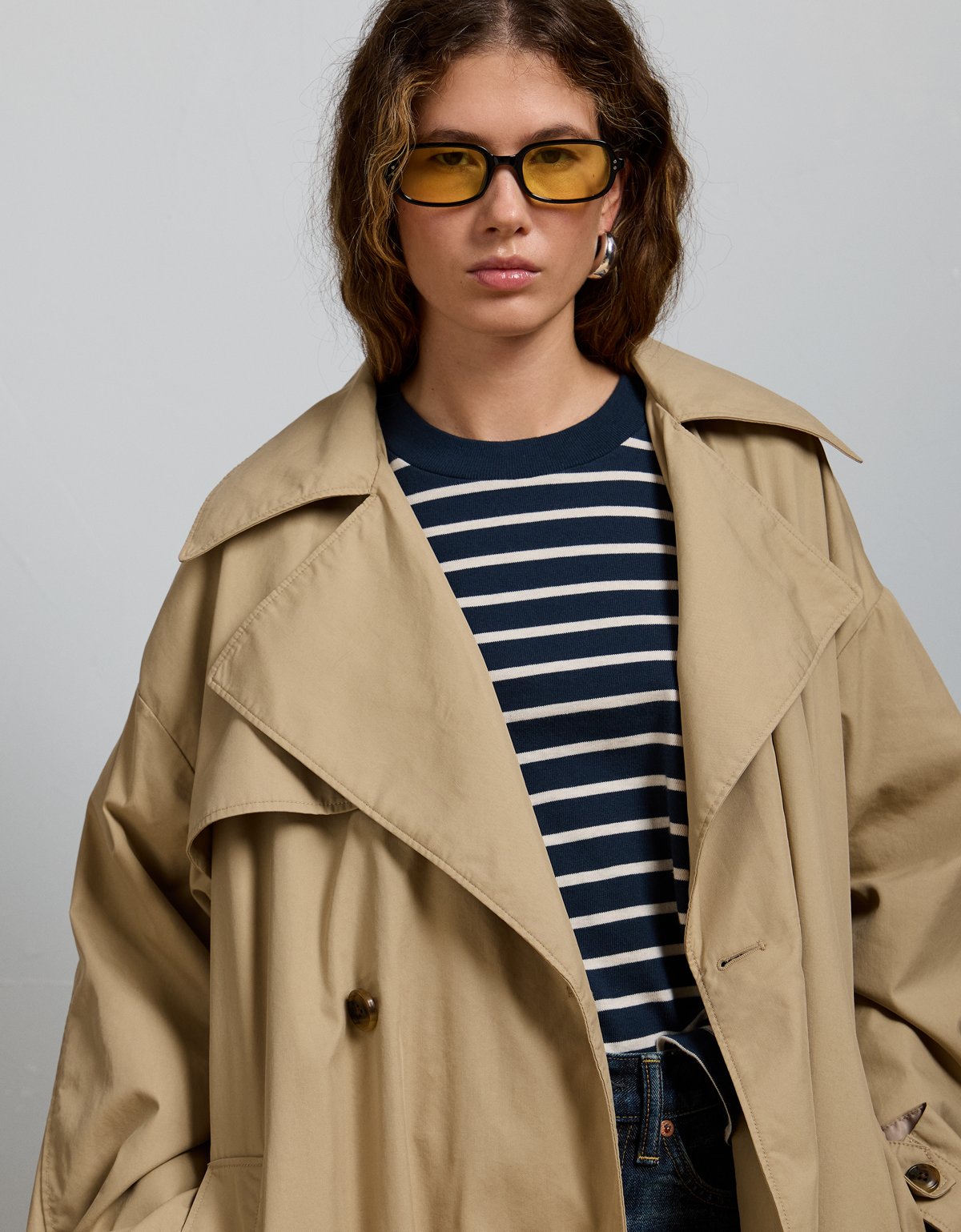 AE77 Premium Dolman Trench Coat - image 5