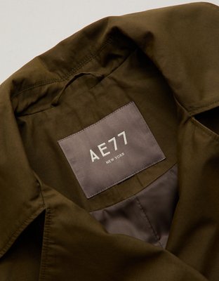 AE77 Premium Dolman Trench Coat | American Eagle