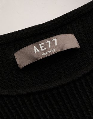 Женское платье American Eagle AE77 Premium Mixed Media Midi, цвет: Чёрный — фото 6