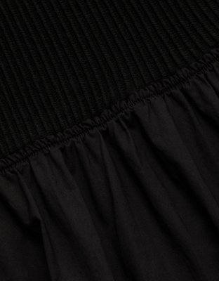 Женское платье American Eagle AE77 Premium Mixed Media Midi, цвет: Чёрный — фото 7