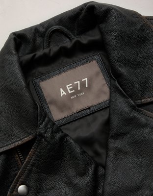 AE77 Premium Oversized Leather Jacket