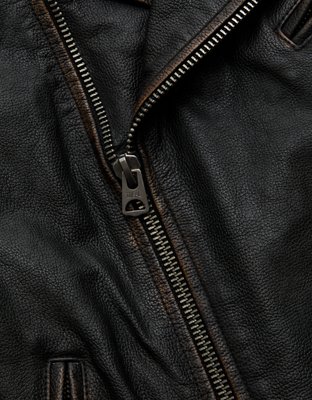 AE77 Premium Oversized Leather Jacket