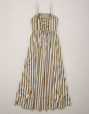 AE77 Premium Poplin Midi Dress