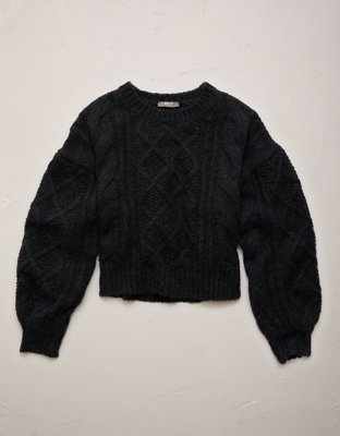 AE77 Premium Cable Sweater