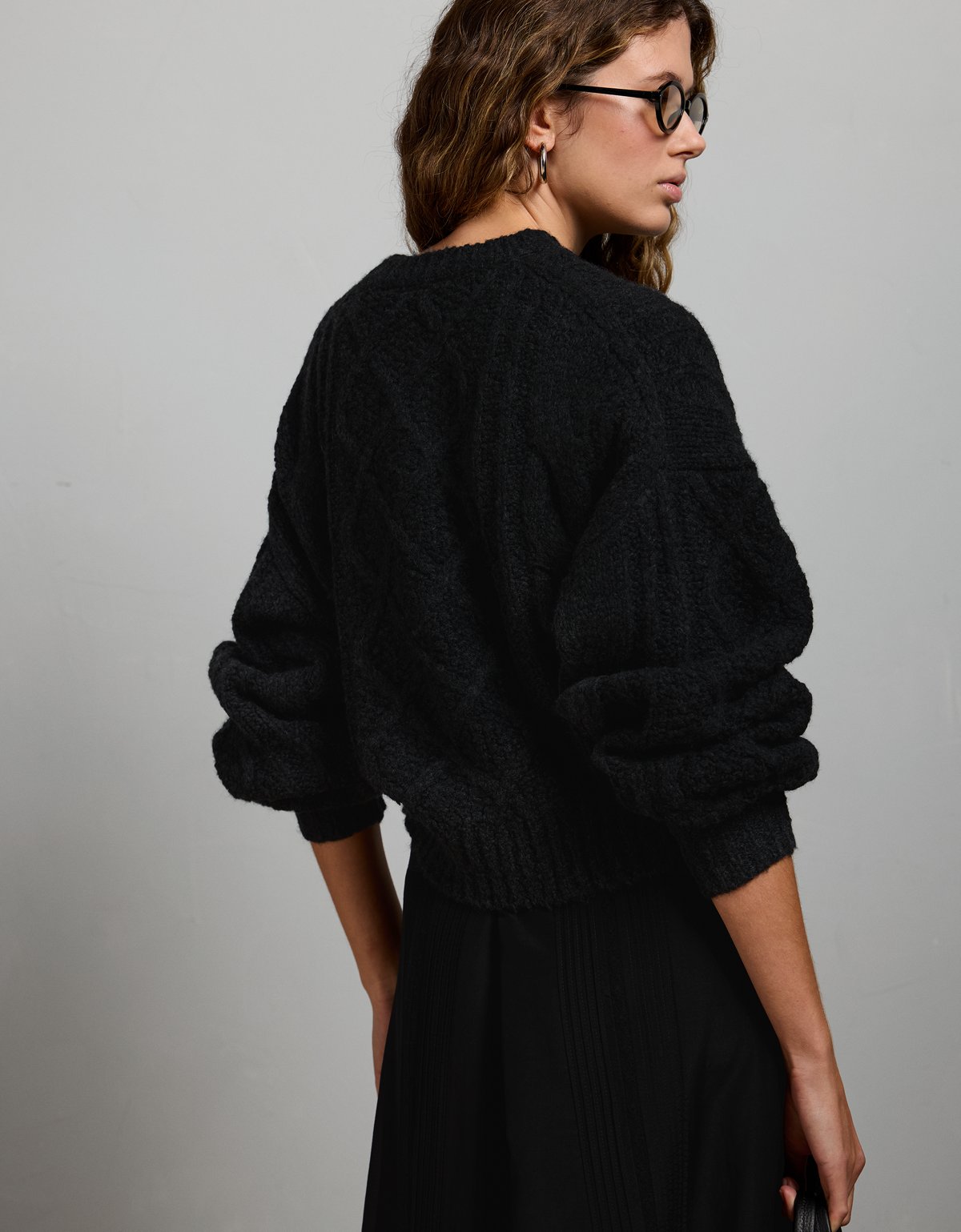 AE77 Premium Cable Sweater - image 2