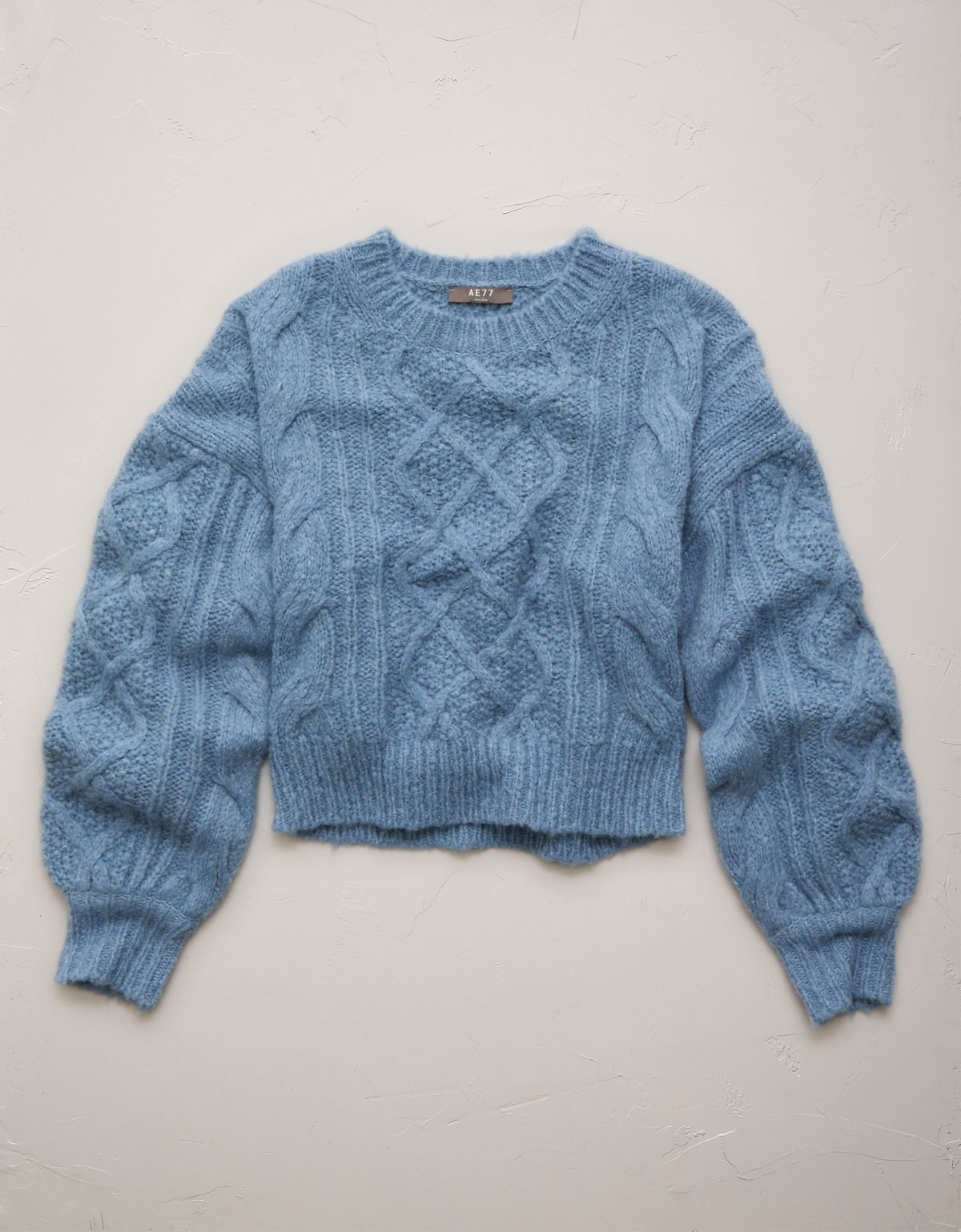 AE77 Premium Cable Sweater - image 3