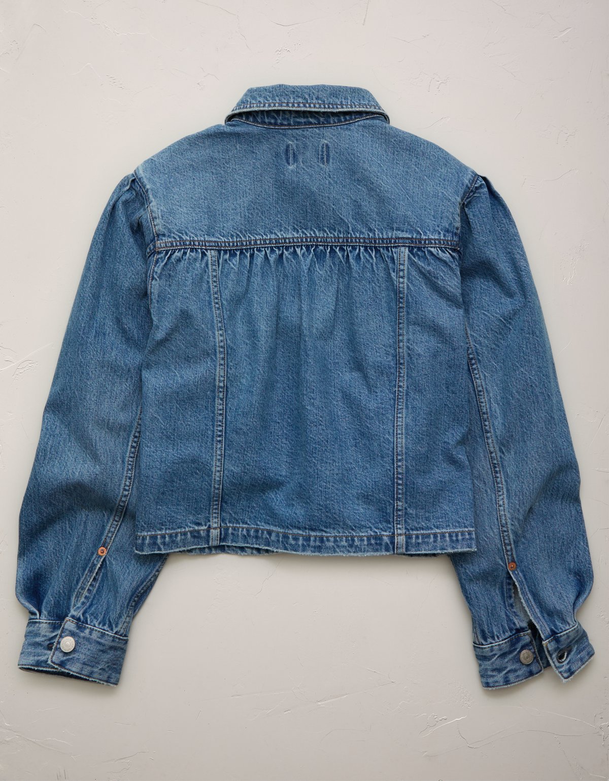 AE77 Premium Denim Cropped Jacket - image 4