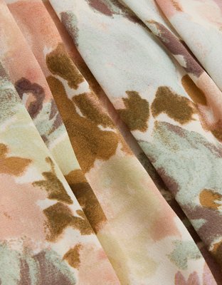 Blouse en chiffon à ourlet bulle haut de gamme AE77