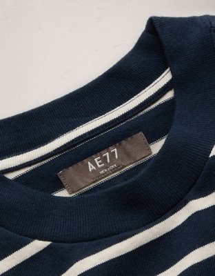 AE77 Premium Boxy Long-Sleeve Cropped T-Shirt