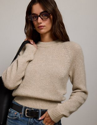 AE77 Shrunken Crew Neck Sweater