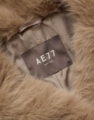 AE77 Oversized Faux Fur Coat