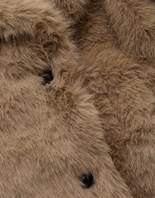 AE77 Oversized Faux Fur Coat