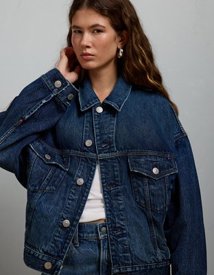 AE77 Premium Oversized Denim Jacket