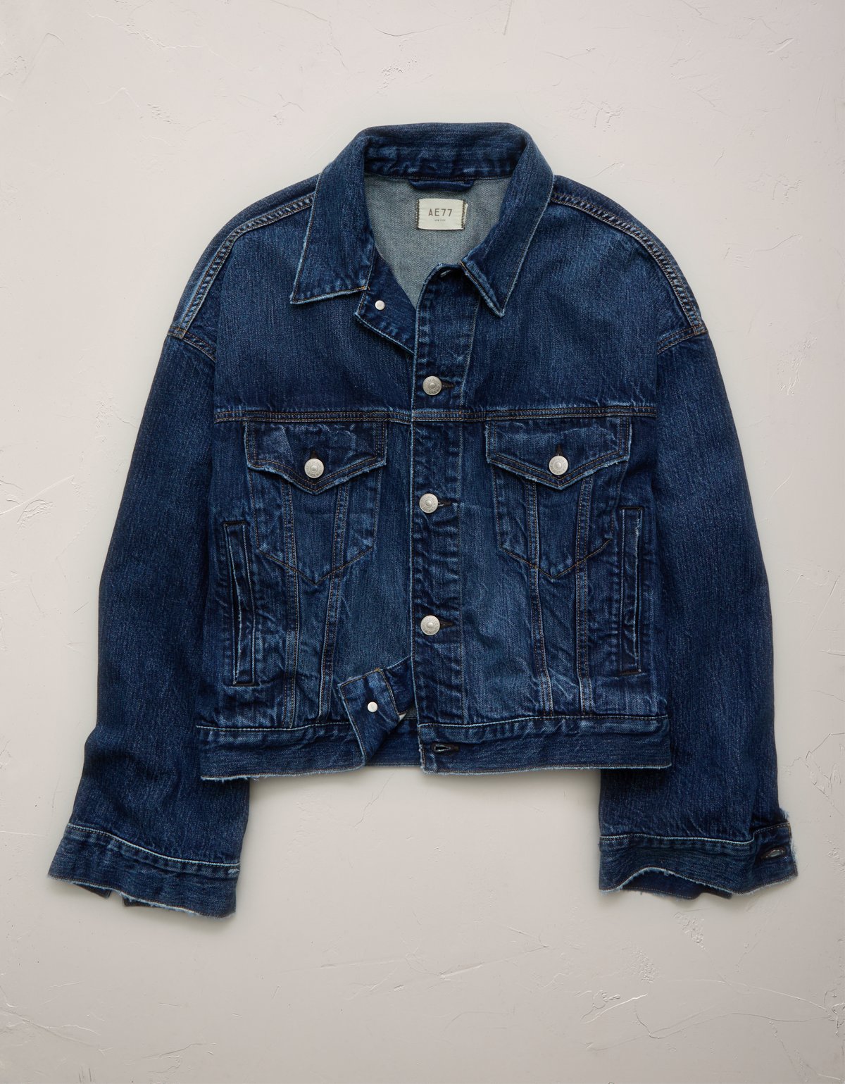 AE77 Premium Oversized Denim Jacket - image 3