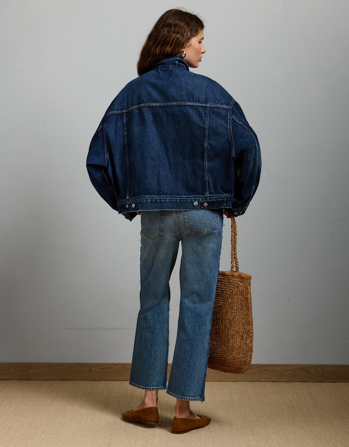 AE77 Premium Oversized Denim Jacket - image 2