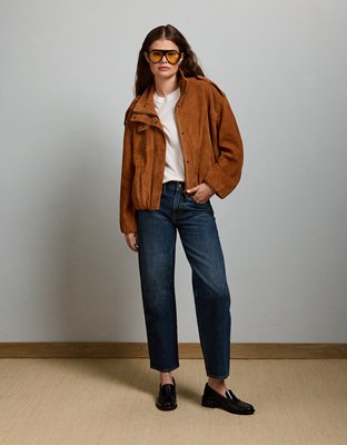 AE77 Premium Suede Jacket | American Eagle